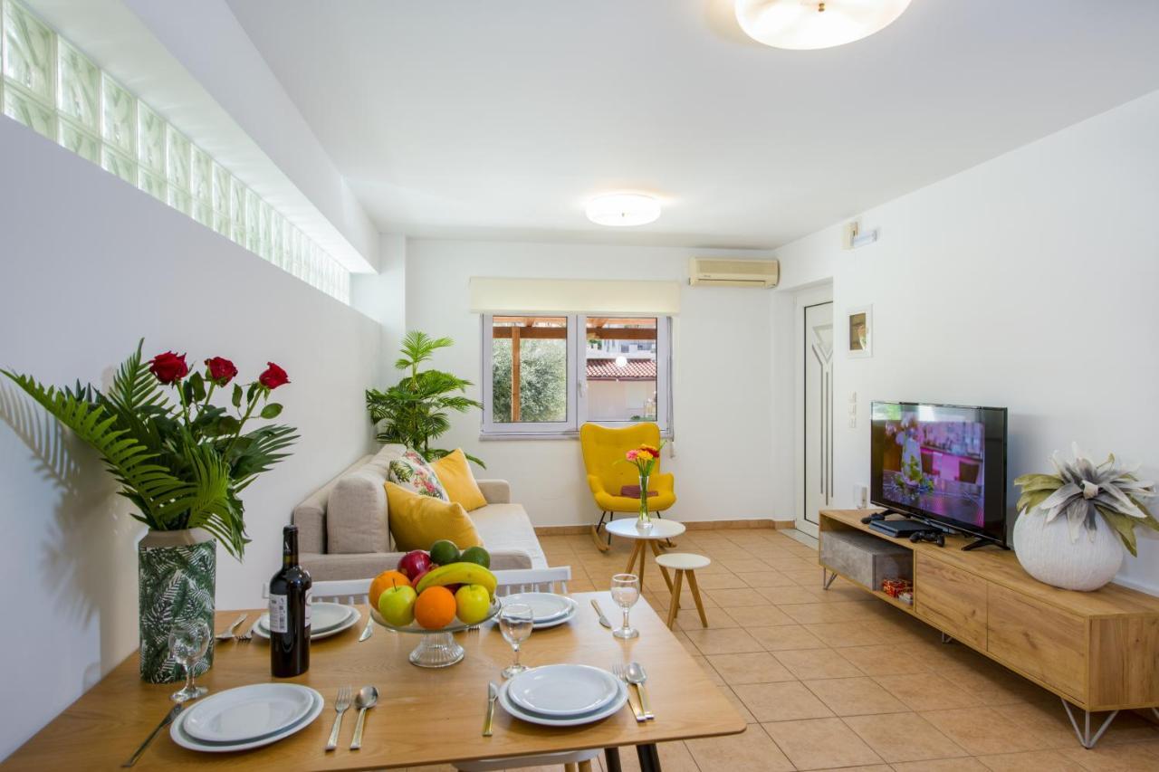 Manolia Dream Apartment 30M To The Beach Agia Marina Exterior foto