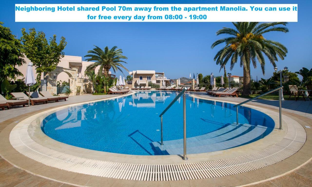Manolia Dream Apartment 30M To The Beach Agia Marina Exterior foto